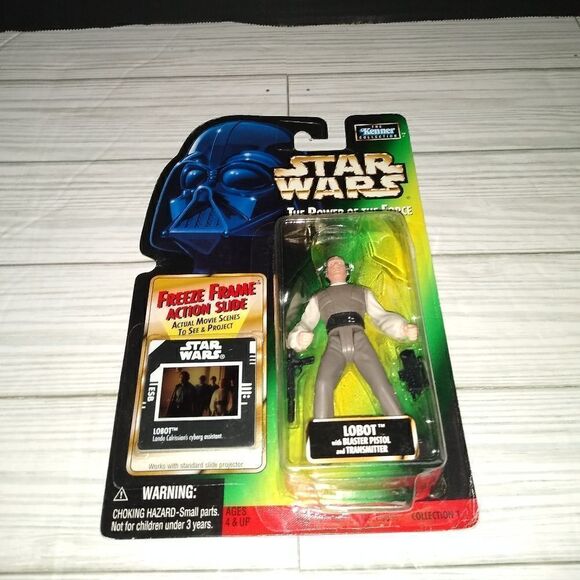 Star Wars The Power Of The Force Freeze Frame Lobot Action Figure Vintage 1998 - Picture 1 of 9